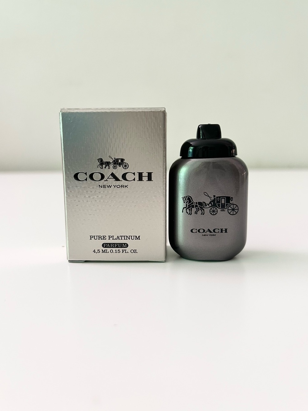 🌸COACH Pure Platinum Parfum Dabber Deluxe Mini 4.5 mL